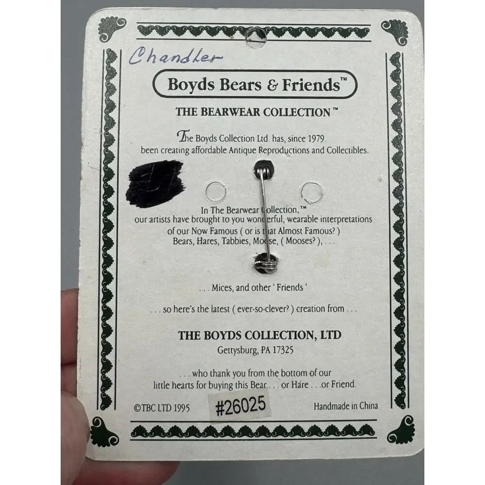 Boyds Bears as shown